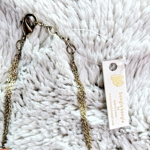 NWT Amrita Singh Enamel Spike Necklace Coral Orange - Choker/Short Length Collar - Picture 5 of 16